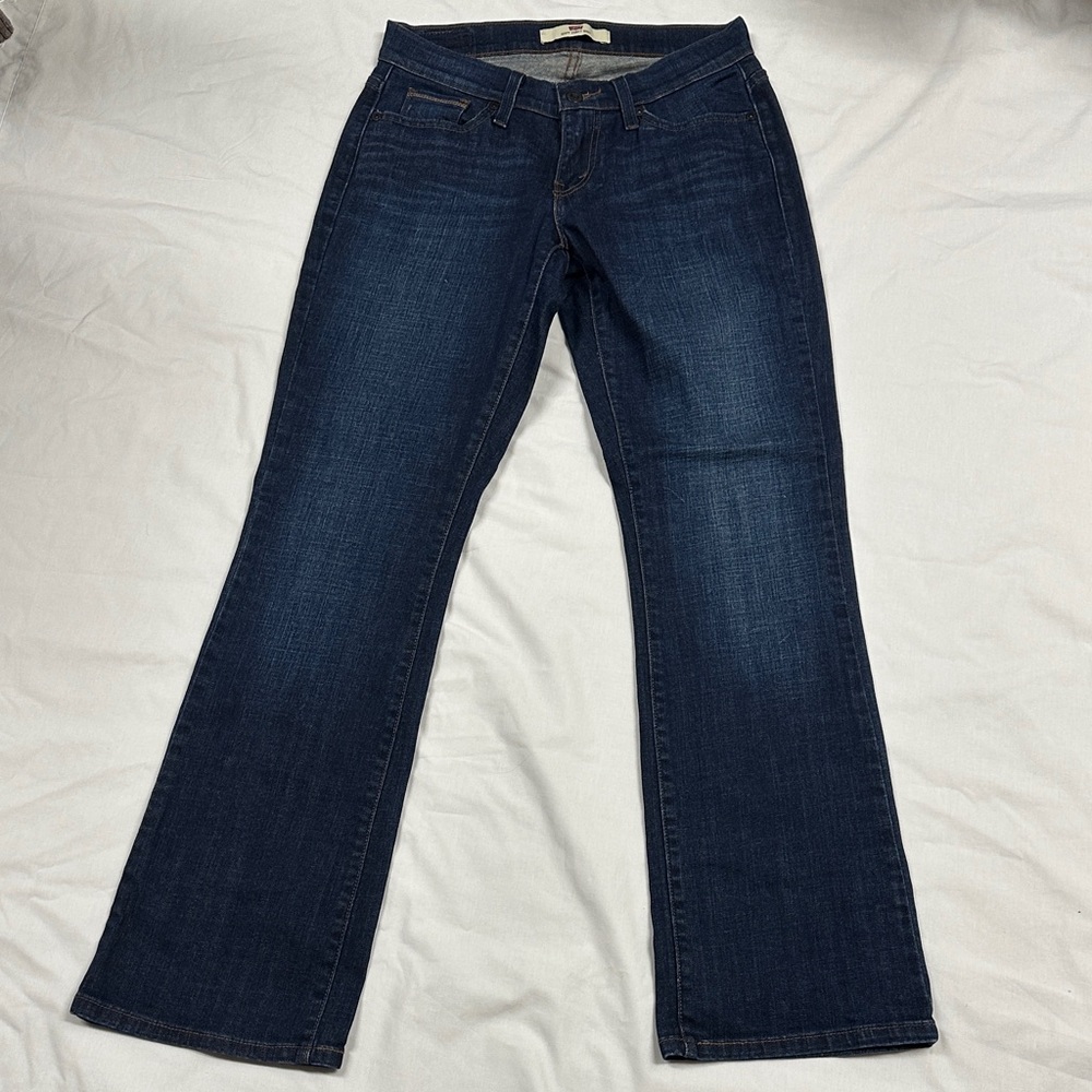 Levi's529  Dark Blue Curvy Boot Jeans